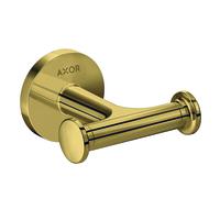 Ganchura toallero universal AXOR de hansgrohe, doble, 42812990, Color: Óptica Oro Pulido