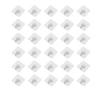 Ganci Adesivi Trasparenti Senza Foratura, Set di 30 Pezzi, Portata Massima 10 kg, Ideali per Cucina, Bagno, Ufficio, Resistente all'Acqua e all'Olio, Installazione Facile Veloce - Ganci Multiuso per