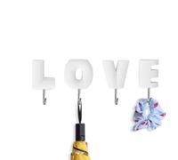 Ganci Decorativi, Ganci Per Lettere, Gancho Da Parete Adesivo Con Lettere Di Amore, Colgador Di Stoccaggio Per Cucina Bagno, Multifunzionali Uso Generale, Organizzatore Chiavi