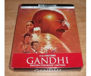 Gandhi (Gandhi) 4K UHD+Blu-Ray Nuevo Sellado Steelbook Drama Biografico A-B-C