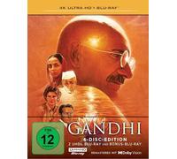 Gandhi - Limitiertes Steelbook (2 4K Ultra HDs + 2 Blu-rays) [Alemania] [Blu-ray]
