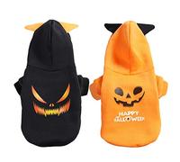 GANDUNQI Disfraz De Calabaza De Halloween para Perro, Fiesta Festiva para Gatos Y Perros, Disfraz De TransformacióN De Cosplay para Mascotas De Halloween (Paquete De 2)-M