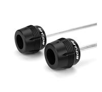 GANDUS Protector de Eje Deslizante de Horquilla de Rueda Delantera y Trasera para Yamaha MT-09, MT09 SP, MT07, MT-07 Tracer 9, 900 GT, FZ07 y FZ09(Black 2)