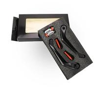 GANDUS Universal para Hon&da CB300F CB 300F CBF300 2014-2024 2023 Motocicleta CNC 7/8 22mm Empuñaduras De Manillar Palancas De Embrague De Freno Protectores De Mano (Color : Orange)