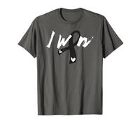 Gané el luchador contra el melanoma Solo mírame de la supervivencia del cáncer de piel Camiseta
