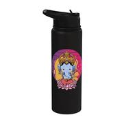 Ganesh Elefante Dios hindú Ganesha Kawai Señor Ganesha Stainless Steel Insulated Water Bottle