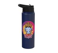 Ganesh Elefante Dios hindú Ganesha Kawai Señor Ganesha Stainless Steel Insulated Water Bottle