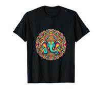 Ganesh Símbolo Yoga Hindú Elefante Dios Ganesha Puja Camiseta