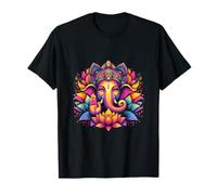 Ganesh Símbolo Yoga Hindú Elefante Dios Ganesha Puja Camiseta