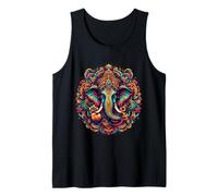 Ganesh Símbolo Yoga Hindú Elefante Dios Ganesha Puja Camiseta sin Mangas