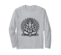 Ganesh Símbolo Yoga Hindú Elefante Dios Ganesha Puja Manga Larga