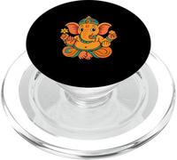 Ganesh Símbolo Yoga Hindú Elefante Dios Ganesha Puja PopSockets PopGrip para MagSafe