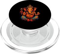 Ganesh Símbolo Yoga Hindú Elefante Dios Ganesha Puja PopSockets PopGrip para MagSafe