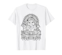 Ganesh Symbol Yoga Hindú Hombres Mujeres Meditación Camiseta