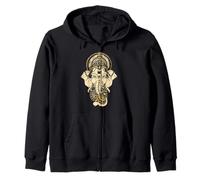 Ganesha Dios hindú Hinduismo Yoga India Bali Lover Yogi Regalo Sudadera con Capucha