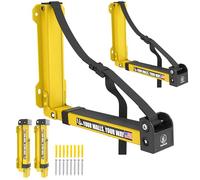 GanFindX Estante de pared plegable para kayak, resistente de 11.6 a 17 pulgadas y correas de hebilla de metal, soportes para interiores y exteriores, para canoa, kayak, tabla de remo, tabla de surf,