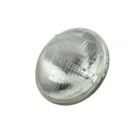 GANGEV Moto Farosde lanteros Faro delantero de motocicleta Vintage, bombilla luz haz sellado cristal, faro para alto y bajo personalizado