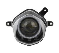 GANGEV Moto Farosde lanteros Faro LED para motocicleta, Control por aplicación Angel Eye para Derbi para Mondial para modelos Malaguti