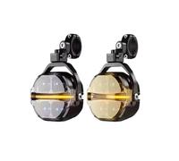 GANGEV Moto Farosde lanteros Foco auxiliar ADV para motocicleta, luces LED antiniebla de 180W para correr con interruptor retroiluminación cable relleno para FUTURE EYES X100
