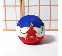GANGKJDS Muñecas de felpa de 7.9 pulgadas Polandball Countryballs Australia, Polonia, Brasil, Bielorrusia, México, Portugal, bolsa de almohada de relleno, colgante, regalo de cosplay, pelota de campo