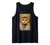 Gangsta Kitty Gangster Cat Meme Funny Cats Gang Humor Camiseta sin Mangas