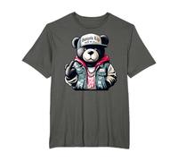 GANGSTA RAP MADE ME DO IT osito de peluche hip hop rap Camiseta