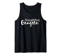 Gangsta sensible tipo duro con sentimientos. Cita urbana divertida Camiseta sin Mangas