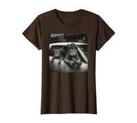 Gangster Cat Meme Funny Cats Gang Humor Camiseta, Mujer, Marrón, M