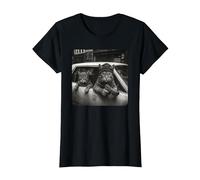 Gangster Cat Meme Funny Cats Gang Humor Camiseta, Mujer, Negro, M