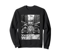 Gangster Cats Selling Fish Funny Street Cat Gang Kitten Sudadera