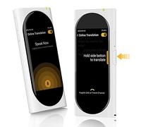 GANGUIO Dispositivo de traductor de lenguaje inteligente, con pantalla táctil de alta resolución de 2,4 pulgadas, admite 106 idiomas en tiempo real inteligente preciso al instante para viajes de chat