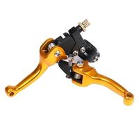gangxiao Palanca De Embrague De Freno para SDG YCF SSR CRF XR KLX Motocicletas Palancas Embrague Freno Extensibles Universales Plegables 22 Mm Motocross Pit Bike Cross(Oro)