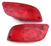 gangxiao Para Hyundai Para Santa Fe (CM) 2007 2008 2009 Automóvil Parachoques Trasero Reflector Luces Pre-facelift Luz Antiniebla Carcasa Lente Roja luces traseras luz trasera(1 pair)