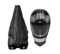 gangxiao Pomo de Palanca para Ford para Ecosport 2013-2018 Perilla De Cambio Marchas Manual Polaina Cubierta Bota Funda Collar Accesorios Estilo Coche(B0549 and K0016)