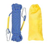 Gangying Cuerda de Escalada 30m al Aire Libre Estática de Cuerda de Seguridad 10mm con 2 Mosquetones para Fuego Alpinismo Camping