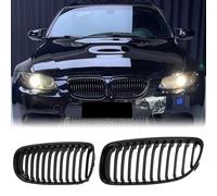 Gangying E90 E91 Rejilla De Radiador para BMW Serie 3 E90 E91 Rejilla simple Serie 3 E90 E91 riñones Negro Brillante Touring 2009 2010 2011