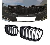 Gangying F20 F21 Riñones Negro Rejilla Radiador para BMW Serie 1 F20 F21 Parrilla Doble Negro Parrilla Serie 1 2011 2012 2013 2014