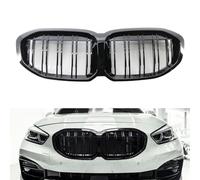 Gangying F40 Rejilla De Radiador para BMW Serie 1 F40 Parrilla F40 riñones Serie 1 Doble Negro 2019 2020 2021 2022 2024