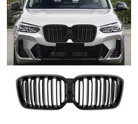 Gangying G01 Riñones Negro Rejilla del radiador para BMW X3 X4 Grill Negro Brillo Doble Puente Riñones 2021 2022 2023