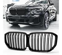 Gangying G05 Rejilla de radiador para BMW X5 Serie G05 riñón doble puente deportivo brillante negro 2018 2019 2020