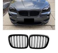 Gangying Parrilla de radiador E84 para BMW X1 E84 sDrive 16d 16i 18i 18d 20d 20i 28i xDrive 35i 25d 23d 28i 25i 25i doble puente rejilla deportiva 2009-2014