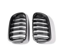Gangying Rejilla Para BMW Serie 5 F10 F11 F18 520d 530d 540i 2010-2017 Repuesto Para Parrilla De Riñón De Doble Lama Negra Brillante(Matte Black)
