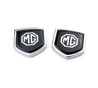 GaNkas 1 par de Accesorios Exteriores para MG Logo Auto Pegatinas Laterales traseras Metal Coche Cuerpo Emblema MG3 ZR ZS ES HS EZS 5 6 TF Estilo de Coche