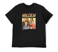 Ganlu Carvi Malcolm In The Middle Unisex Vintage Throwback T-Shirt Black XXL