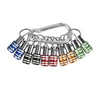 GANMEI 10 unidades 1/4 pulgadas vástago hexagonal destornillador titular barra de llaves tornillo adaptador taladro taladro soporte (5 colores)