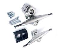 GANMEI para patinaje de surf soporte 6 agujeros base 6.25 pulgadas camiones skate surf camiones adaptador trasero camiones 1