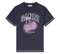 Ganni - T-Shirts - Tops - Mujer - Azul - S -