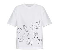 Ganni - T-Shirts - Tops - Mujer - Blanco - L -