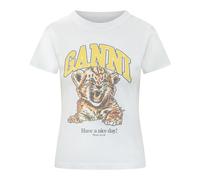 Ganni - T-Shirts - Tops - Mujer - Blanco - M -