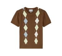 Ganni - T-Shirts - Tops - Mujer - Marrón - S -